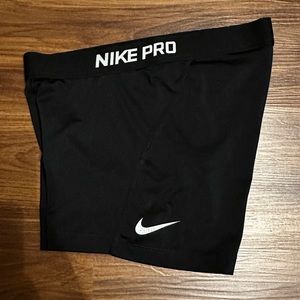 NIKE PROS COMPRESSION SHORTS (1/2 BLACK) 🖤